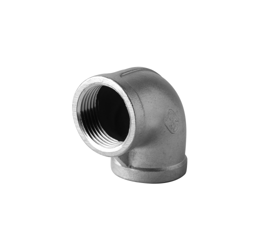 90&deg; Female-female elbow in stainless steel ISO 4144