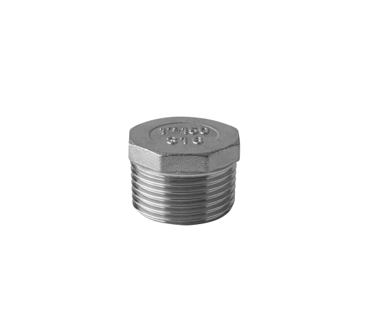 Male cap in stainless steel ISO 4144