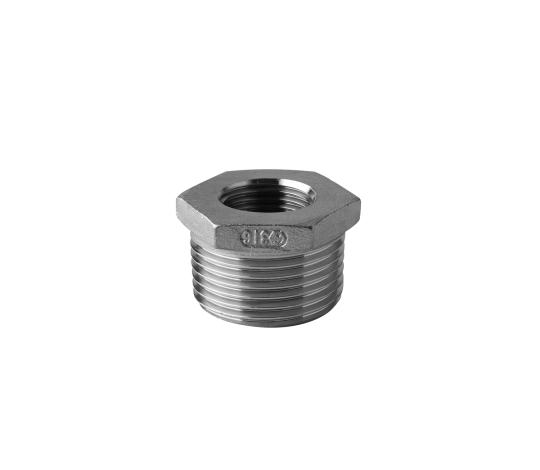 Male-female reduction in stainless steel ISO 4144
