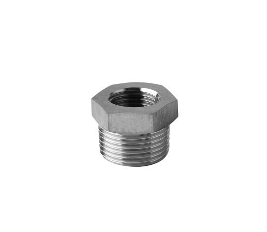 Male-female reduction in stainless steel