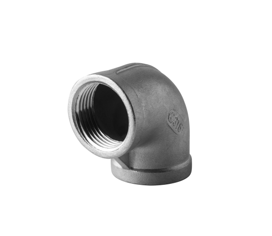 90° Female-female elbow in stainless steel 150 LBS