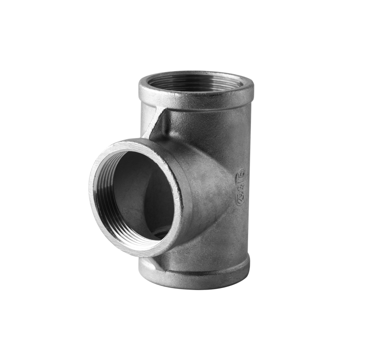  Raccordo a T femmina femmina femmina in acciaio inox ISO 4144